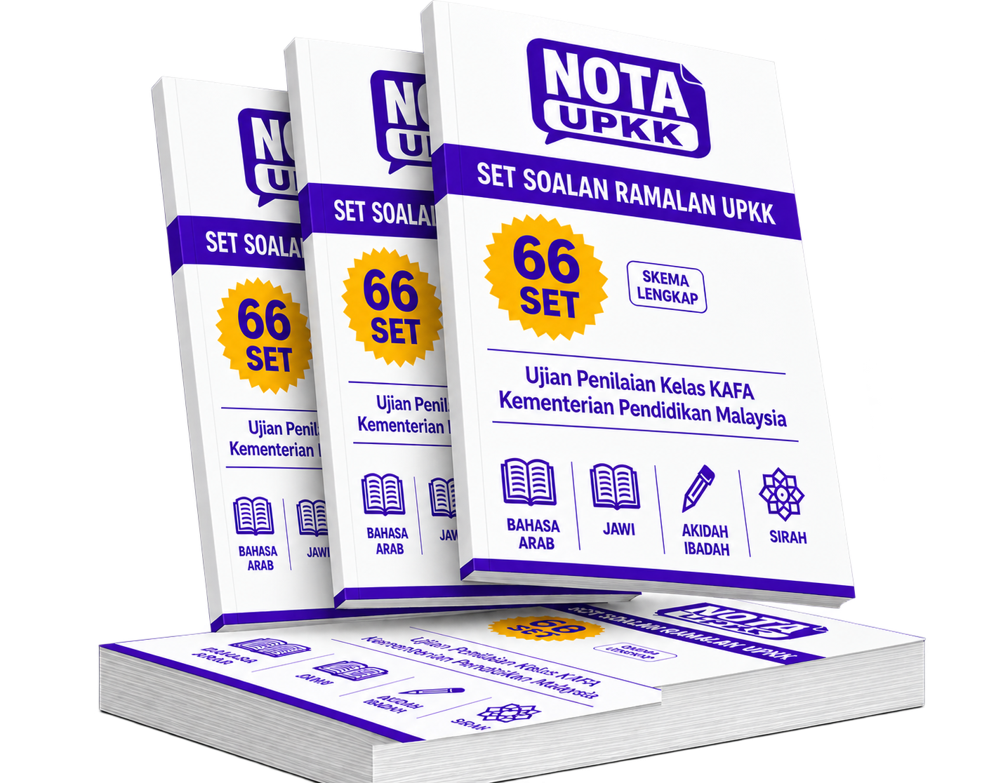 Mockup Nota UPKK — 66 Set Soalan Ramalan dengan skema lengkap